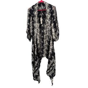 Billabong Always A Dreamer Cardigan Size Small/Medium Beachy Bohemian Surf Aztec